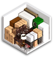 Diagram of 10x10 storage unit size