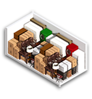 Diagram of 10x20 storage unit size